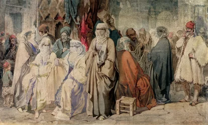Figure nel Bazar, Costantinopoli